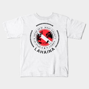 Lahaina Maui Hawaii Diving Kids T-Shirt